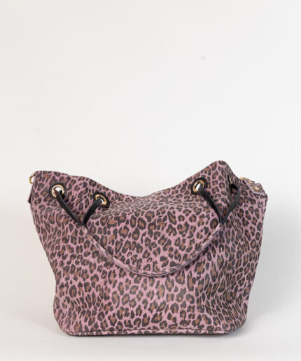Roze leopard tašna Sintra / 146